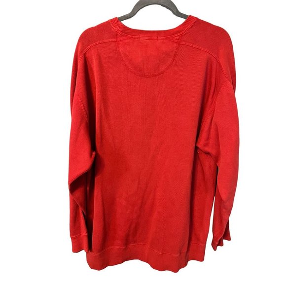 Tommy Bahama Relax Large Embroidered Orange Crewneck Long Sleeve Sweatshirt‎ - Picture 2 of 6